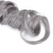 Colorful Curly Clip-In Hair Extensions | 5-Piece Party Highlights for Kids & Women - White Tea Gray - Buy Online on GoSupps.com