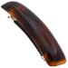 Camila Paris CP3018 French Hair Barrette Clip for Girls  Tortoise Shell  Rubberized Metal Clasp Strong Hold Grip Hair Clips for Women  No Slip Durable Styling Girls Hair Accessories  Made in France 3 Inch (Pack of 1) Tor...