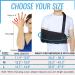 HKJD Arm Sling Shoulder with Back Belt - Lightweight Shoulder Immobilizer for Men & Women - Arm Support Brace Strap for Broken/fractured Elbow (Black, Large) - Buy Online on GoSupps.com
