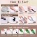 MIZHSE Clear Spider Gel + 6 Colors Chrome Nail Powder Set for Metallic Mirror Effect Nail Art - DIY Manicure Kit - Buy Online on GoSupps.com