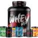TWP Nutrition Platinum Series All The Whey Up Protein Powder Shake 23g Whey Protein Low Fat Low Carbs 2.1kg/900g & 70/30 Servings (Carrot Cake 2.1kg) Carrot Cake 2.1kg - Buy Online on GoSupps.com