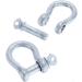 Seachoice 3/8 Inch Galvanized Steel Anchor Shackles - Durable Marine Grade Hardware - Buy Online on GoSupps.com