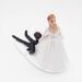 SCHOLMART Wedding Cake Toppers Bride and Groom Funny Bride Dragging Groom Cake Topper Cake Topper Wedding Bride and Groom Wedding Cake Toppers Reluctant Groom Figurines (Reluctant Groom) - Buy Online on GoSupps.com