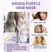 Purple Hair Mask for Blonde Platinum and Silver Hair Hydrating Purple Toning Hair Mask Deeply Nourishing Damaged Hair Violet Crush Purple Toning Hair Mask Intensive Toning Hair Mask - Buy Online on GoSupps.com