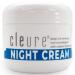 Cleure Hyaluronic Acid & Shea Butter Anti-Aging Night Cream for Sensitive Skin  Gluten  Salicylate  Paraben & Fragrance Free (2 oz  Pack of 1) 2 Ounce (Pack of 1)
