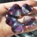 Buy AxBALL 1 Piece Natural Colorful Fluorite Quartz Crystal Heart Pendant - Beautiful Gemstone for Jewelry Lovers - International Shipping Available - Buy Online on GoSupps.com