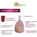 Buy Yuuki Soft Rainbow Jolly Small Menstruation Cup - Medical Silicone Menstrual Cup with Cleaning Cups - Eco-Friendly & Comfortable - Buy Online on GoSupps.com
