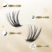 Cluster Lashes QueWel - 72 Pieces DIY Soft D Curl Eyelash Extensions | 8-16mm Length for Home Makeup - Buy Online on GoSupps.com