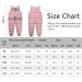 Happy Cherry Baby Winter Pants - Newborn Boys Girls Ski Trousers | Infant Snow Bib Pant | Toddler Windproof Snowsuit Bottoms - Pink - Buy Online on GoSupps.com