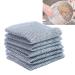 Multipurpose Wire Dishwashing Rags for Wet and Dry Scratch Free Metal Wire Dishwashing Cloth for Dry and Wet Cleaning of Tableware Cabinets Fruit Dishwashing Cloth (5pcs)