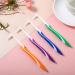 Buy Wllhyf 4-Piece Tuft Toothbrush Set | Soft Trim Interdental Brushes in Green Blue Yellow & Purple for Orthodontic Care - Best Detailed Cleaning - Buy Online on GoSupps.com