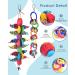 Bissap 2PCS Bird Chew Toys - Colorful Bagel Cascade Parrot Toy for Amazon Cockatiels, Cockatoos, Macaws - Conures Toy with Biting Paper & Cardboard Olympic Rings - Buy Online on GoSupps.com