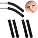 WLLHYF 2 Pairs Knitting Glasses Ear Cushion Soft Anti-Slip Temple Tips Elastic Sunglasses Eyewear Retainer Fabric Spectacle Arm Sleeves Glasses Gripper Pad for Eyeglasses Reading Sports Winter - Buy Online on GoSupps.com