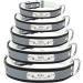 Senristar Personalized Reflective Leather Dog Collar - Engraved Name Tape for Small Medium & Large Dogs & Cats - XL 3.0 cm Width 45-55 cm Neck - Black - Buy Online on GoSupps.com
