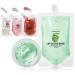 BIOKUSY Aloe Vera Lip Gloss Base 100ML + 3 Pack 20ml Glitter Colored Versagel Gloss Base for DIY Lip Gloss Moisturizing & Safe - 5.41oz (Aloe Vera 100ML + 3 Pack 20ml Mixture Color)