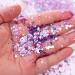 Onwon Chunky Glitter Makeup Set - 10 Colorful Boxes of Cosmetic Glitter Flakes for Eyes Nails Body Face & Hair - Iridescent Sparkles & Sequins for Slime & Crafts - Buy Online on GoSupps.com