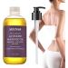 Cellulite Massage Oil | Relaxing Lavender Spa Essential Oils for Body & Muscle Care | Povanjer Gua Sha Massage - Buy Online on GoSupps.com