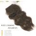 FESHFEN Invisible Wire Hair Extensions 16 Inch Chestnut Brown - Adjustable Size, Secure Clips - Long Wavy Synthetic Hair Headband for Women - Buy Online on GoSupps.com