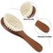 Barber Fade & Cleaning Brush Set - 2pc Soft Beard Brushes with Wooden Handles in Black & Red for Hair Cutting Kits - Buy Online on GoSupps.com