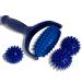 Beyou massage scooters with handle with exchange roll + massage ball with break -proof use |Quietsch -free | High quality massage scooters with 2 balls