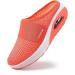 Horblux Women's Air Cushion Slip-On Walking Shoes with Arch Support - Size 6, Orange - Buy Online on GoSupps.com