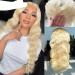 40 inch 613 Blonde Lace Front wig real hair body shaft hd lace frontal wig pre-dazed transparent lace 250 density for women-# 613 18 inch china 150 13x1 lace wig