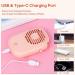 Buqikma Rechargeable Mini Lash Fan | Portable Handheld Dryer for Eyelash Extensions - Pink-Type C - Buy Online on GoSupps.com