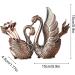 Exquisite Silverware Holder & Swan Spoon Holder | 13 Sets Red Antiquity Cutlery Accessories for Weddings Parties & Daily Use - Buy Online on GoSupps.com