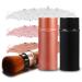 Vtrem 34 Colors Kabuki Foundation Brush Retractable Red Black Travel Makeup Brush Set - Buy Online on GoSupps.com