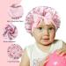 4Pcs Kids Satin Hair Bonnets - Soft Silk Sleeping Caps for Curly Natural Hair - Buy Online on GoSupps.com