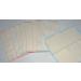 1 Ply Organic Flannel Washable Baby Wipes 8 x 8 Inches 10 Pack Assorted Pastel Set