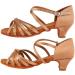 Soft Comfortable Latin Dance Shoes for Kids & Girls - 4 cm Heel Light Brown Size 30 EU | Fashionable & Durable - Buy Online on GoSupps.com