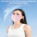 UV Protection Masque Breathable UV Protection Ice Silk Face | Reusable Sun Shield Face for Women Sunscreen Masque for Fishing Hiking Cycling pink - Buy Online on GoSupps.com