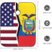American & Ecuador Flag Barber Cape - Adult Haircut Apron for Home Salon & Barbershop | Premium Quality Hairdressing Cape - Buy Online on GoSupps.com