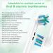 Braun Oral B Replacement Heads - Cross Action Electric Toothbrush Heads Compatible with Pro 1000/2000/3000/5000/6000 | Pack of 4 - Buy Online on GoSupps.com