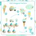 Cheereveal 24 Pieces Ice Cream Cupcake Toppers 6 Shapes Blue Ice Cream Cupcake Picks Hawaii/Sweet Summer Theme Baby Shower Birthday Party Cake Decorations Supplies - Buy Online on GoSupps.com
