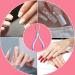 Nail Sticker Tweezers - Nail Shaping Pincher Nipper | Tip Tweezers Nippers for Detailed Shaper Tool Art Tools Lavender - Buy Online on GoSupps.com