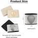Foot Bandage Socks for Pain Relief | Gel Pads for Flat Feet | Unisex Midfoot Support - 2 Pairs (Black & Beige) - Buy Online on GoSupps.com