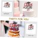 Warmhm 10 Sets Cake Insert Decor Party Supplies Graduation Cake Toppers Graduation Cupcake Topper Cake Picks Grad Cupcake Toppers European and American Plug-in Red Paper Redx2pcs 16.00X13.00X0.10CMx2pcs - Buy Online on GoSupps.com