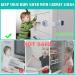 6-Pack FANYAQIN Child Safety Cabinet Locks with Double Lock System - Adjustable Strap for Cabinets, Drawers, Refrigerator, Oven, Toilet - Buy Online on GoSupps.com