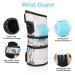 Dinosaur Knee and Elbow Pads Set for Kids 5-15 Years Tiffany Blue - Protective Gear for Skating, Cycling, Scooter - Includes Wrist Guards and Drawstring Bag - Buy Online on GoSupps.com