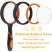 MJIYA 8X Handheld Magnifying Glass for Kids and Seniors - Non-Scratch Shatterproof Design - Quality Glass Lens - 75mm Orange - Buy Online on GoSupps.com