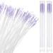 Nose Ring Cleaner 180pcs Earring Hole Floss Earrings Hole Cleaner Ear Piercing Cleaning Line Earring Hole Cleaner for Girls Women Men Ear Piercing Care Kit Ear Piercing Cleaner Violet
