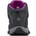 Columbia Women's Crestwood Mid Waterproof Wide Hiking Boot Shoe 7.5 - Graphite/Bright Plum - Buy Online on GoSupps.com