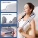 Knqze 4D Neck Massage Device with Heat - Wireless Shiatsu Pillows for Pain Relief | Expert Knet Massage for Neck Shoulder & Legs - KN6 Gray - Buy Online on GoSupps.com