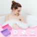 Exfoliating Nylon Back Scrubber Towel 2 Pack - Extended Length with Pull Strap - Pink Purple - Buy Online on GoSupps.com