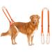 Lollanda walking aid for dogs at the back wearing aid for dogs dog dishes for the hind legs walking aid dogs to support sick dogs older dog promotes the dog's mobility (orange)