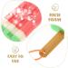 Baluue 3Pcs Ice Cream Shaped Bath Ball Sponge | Exfoliating Body Scrub | Perfect for Showers | International Shipping Available - Buy Online on GoSupps.com