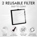 2pcs L'UGX Nail Dust Collector Filter - Replaceable Filters for Cleaner Salon Environment - Buy Online on GoSupps.com