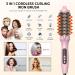 Thermal Brush 1.5 in Volumizing Brush Curling Iron Heated Curling Brush Ceramic Tourmaline Ionic Curling Comb Dual Voltage Travel Curling Iron with Brush LCD Display 10 Temperatures Heated Round Brush Pink - Buy Online on GoSupps.com